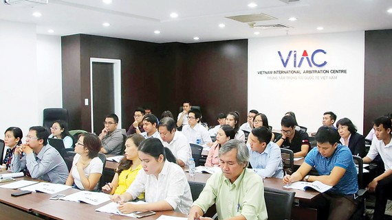 Một khóa học về trọng tài thương mại do VIAC tổ chức