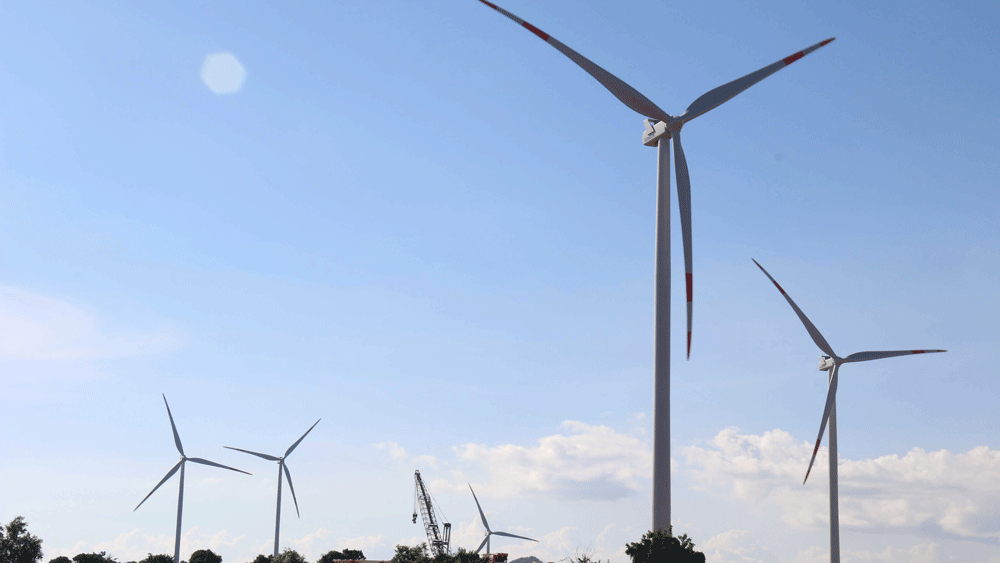 Một dự án điện gió tại tỉnh Bình Thuận