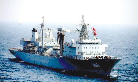 Mỹ tiếp tục lên án hành động sai trái của Trung Quốc tại biển Đông Một tàu chiến Trung Quốc xâm phạm lãnh hải Philippines