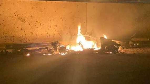 Mỹ tiêu diệt tướng Iran tại Iraq, Iran triển khai máy bay chiến đấu tới biên giới Sân bay Baghdad ở Iraq bị Mỹ không kích. Ảnh: ANI News