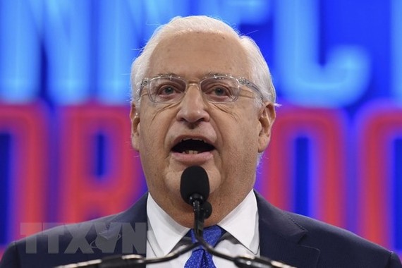Đại sứ Mỹ tại Israel David Friedman. Ảnh: AFP/TTXVN