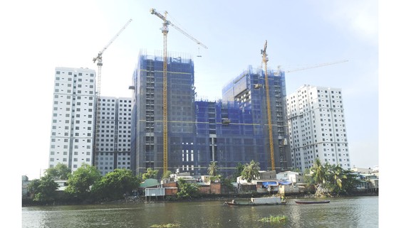 Rót vốn cho nhà ở xã hội  Dự án nhà ở xã hội tại 2225 Phạm Thế Hiển, quận 8, TPHCM. Ảnh: CAO THĂNG