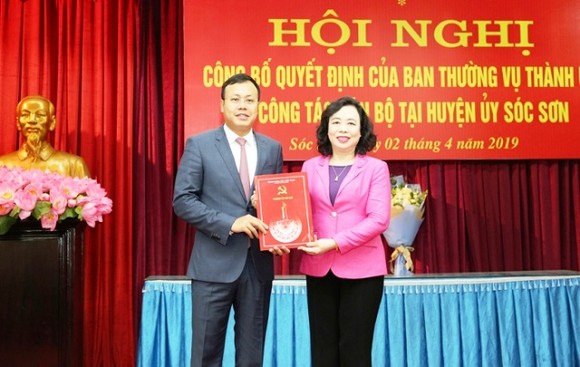 Con trai nguyên Bí thư Thành ủy Hà Nội làm Phó Bí thư huyện Sóc Sơn ảnh 1