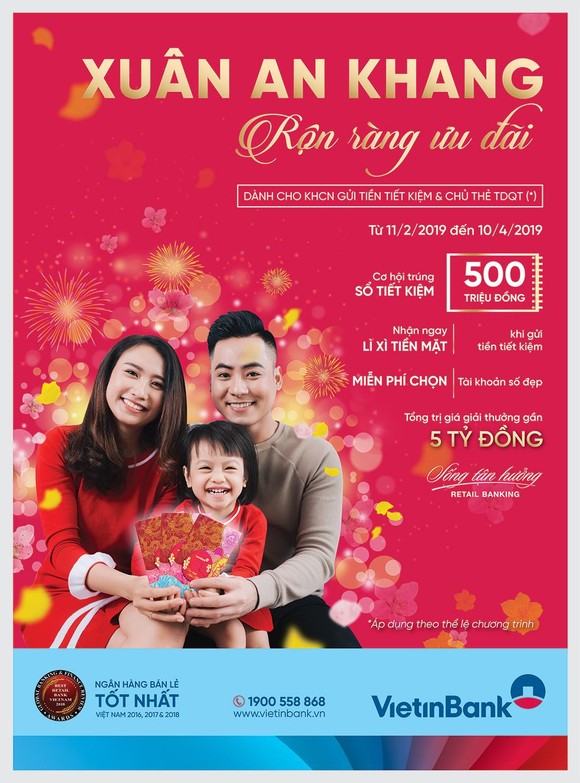 Hàng chục nghìn khách hàng VietinBank hưởng ưu đãi đầu xuân mới ảnh 1