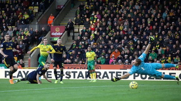 Norwich City - Arsenal 2-2: Aubameyang cứu nguy Pháo thủ ảnh 5