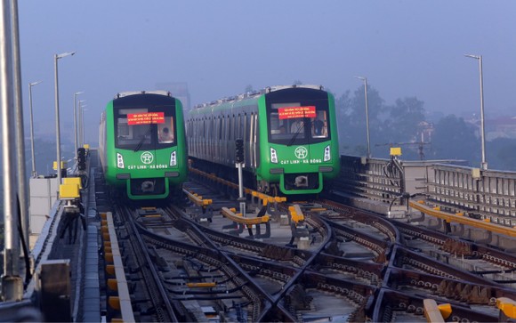 Bắt đầu vận hành thử đoàn tàu đường sắt đô thị Cát Linh- Hà Đông ảnh 3