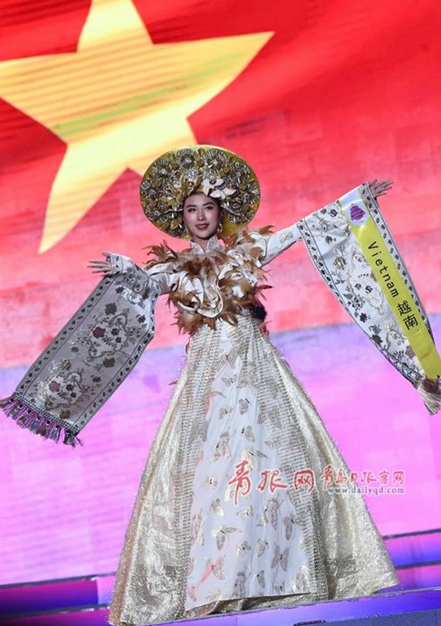 Người đẹp bóng chuyền Tường Vy đạt danh hiệu Hoa hậu Du lịch Thế giới 2019 được yêu thích nhất ảnh 2