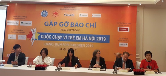 Họp báo giới thiệu Cuộc chạy vì trẻ em Hà Nội 2019 ảnh 1