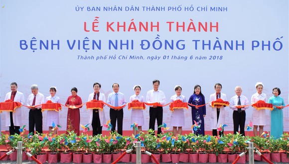 Khánh thành bệnh viện Nhi đồng Thành phố ảnh 1