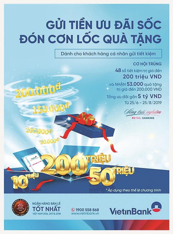 Hàng chục ngàn khách hàng hưởng ưu đãi khi gửi tiền tiết kiệm tại VietinBank ảnh 1