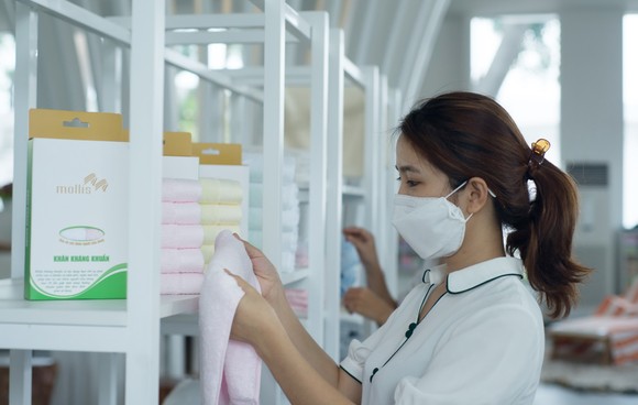 Phong Phú ra mắt sản phẩm khăn kháng khuẩn cao cấp ảnh 1
