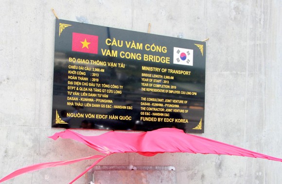 Khánh thành và chính thức thông xe cầu Vàm Cống ảnh 4