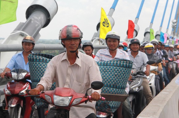 Khánh thành và chính thức thông xe cầu Vàm Cống ảnh 9