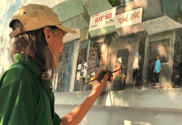 Ngắm đường bích họa 'Cần Thơ xưa và nay' ảnh 2