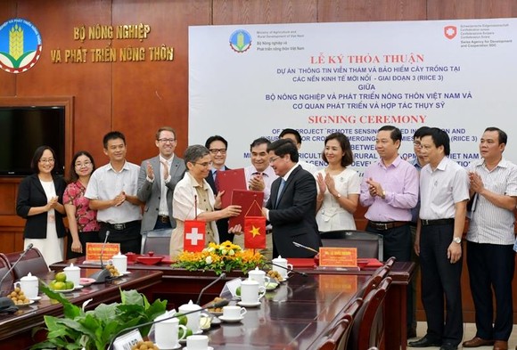 Thụy Sỹ rót 365.000 Franc giúp Việt Nam sản xuất lúa bằng viễn thám ảnh 1