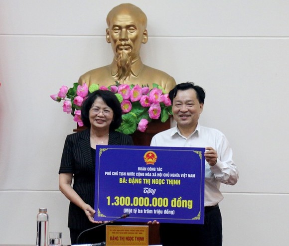 Phó Chủ tịch nước Đặng Thị Ngọc Thịnh thăm và làm việc tại tỉnh Bình Thuận ảnh 2