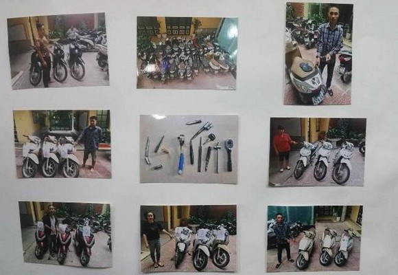 Triệt phá nhiều ổ nhóm trộm cắp, tiêu thụ hàng trăm xe máy ảnh 1