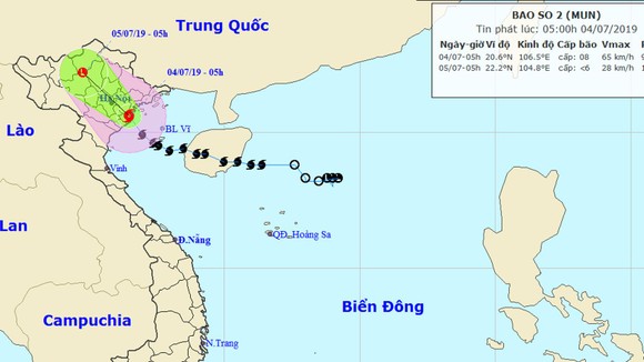 Bão số 2 giật cấp 11 đã đổ bộ vào các tỉnh từ Hải Phòng đến Nam Định ảnh 1