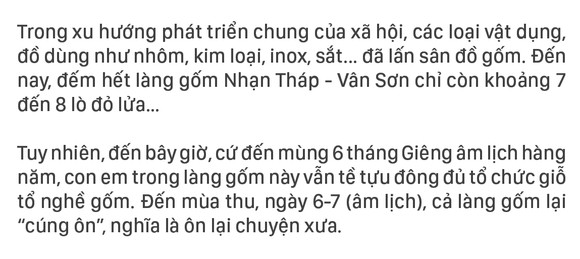 “Mê hoặc” làng gốm cổ Nhạn Tháp ảnh 4