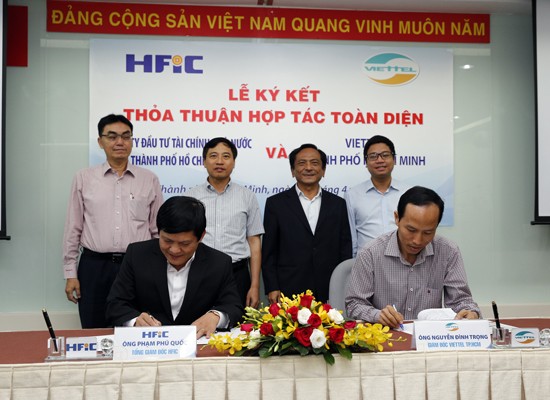 HFIC thỏa thuận hợp tác ứng dụng công nghệ thông tin với VIETTEL ảnh 1