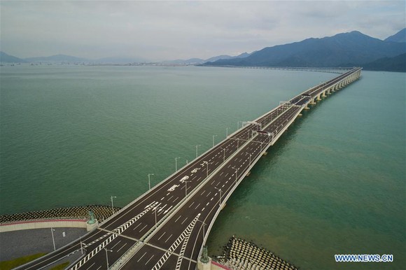 Trung Quốc khánh thành cây cầu vượt biển dài nhất thế giới nối Hong Kong với đại lục ảnh 8