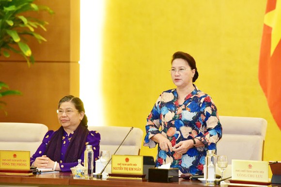 Ủy ban Thường vụ Quốc hội bế mạc phiên họp thứ 46 ảnh 1