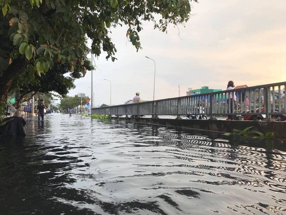 Phó Chủ tịch UBND TPHCM thăm hỏi, động viên người dân sau sự cố vỡ bờ bao ở quận 8 ảnh 14