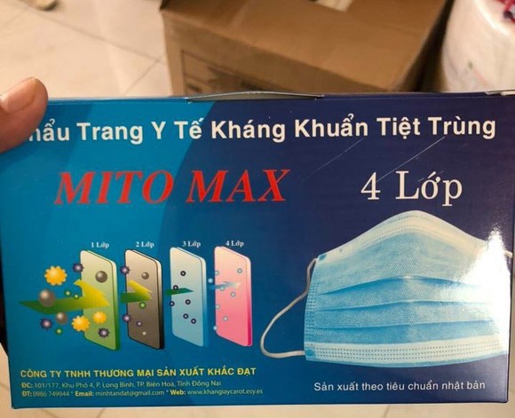 Đồng Nai: Phát hiện cơ sở sản xuất khẩu trang y tế không phép ảnh 1