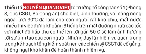Căng mình làm nhiệm vụ dưới sức nóng hơn 40°C ảnh 8