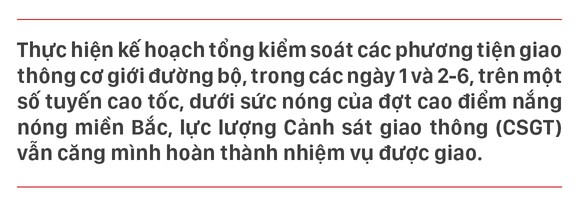 Căng mình làm nhiệm vụ dưới sức nóng hơn 40°C ảnh 1