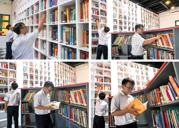 Đến thăm thư viện “5 sao” Trường THPT chuyên Trần Đại Nghĩa ảnh 5