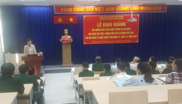 Bồi dưỡng kiến thức quốc phòng và an ninh cho biên tập viên, phóng viên các cơ quan báo đài ảnh 1