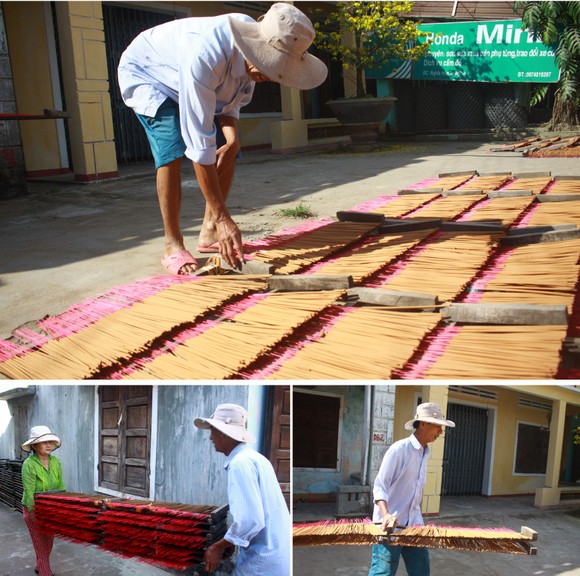 Nghề làm nhang ở phố xưa Thu Xà ảnh 16