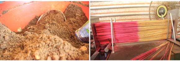 Nghề làm nhang ở phố xưa Thu Xà ảnh 8