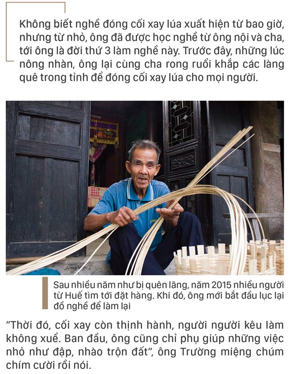 Ông lão giữ nghề đóng cối xay lúa ảnh 3