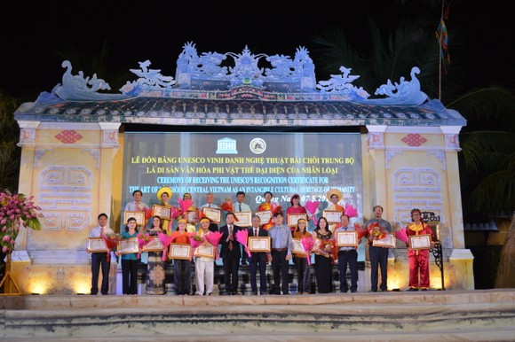 Nghệ thuật Bài Chòi được công nhân là Di sản Văn hóa phi vật thể đại diện của nhân loại ảnh 5