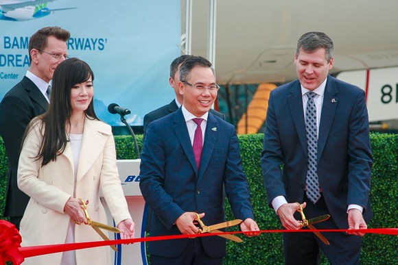 Máy bay Boeing 787-9 Dreamliner đầu tiên về với đội bay của Bamboo Airways ảnh 2