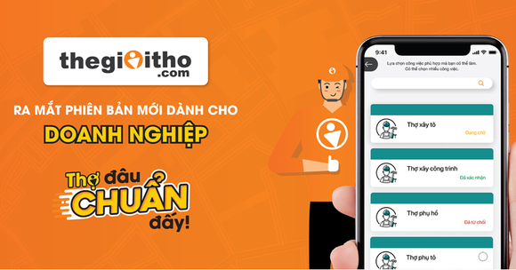 Ứng dụng Thế Giới Thợ ra mắt phiên bản trải nghiệm ưu việt dành cho doanh nghiệp ảnh 1