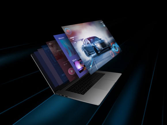HUAWEI MateBook D15: Màn hình tràn viền, phím nguồn tích hợp dấu vân tay ảnh 1