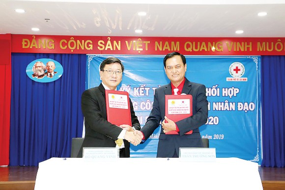 Cty TNHH Một thành viên XSKT TPHCM phối hợp Hội Chữ thập đỏ hoạt động nhân đạo giai đoạn 2019 - 2020 ảnh 1