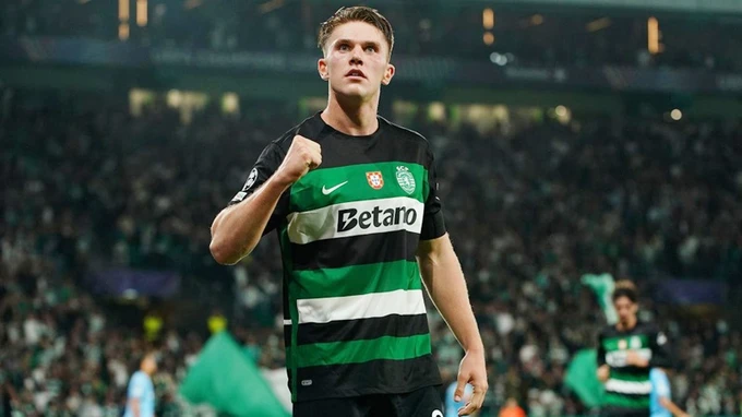 Viktor Gyokeres ghi hat-trick giúp Sporting Lisbon giành chiến thắng 4-1 trước Man.City.