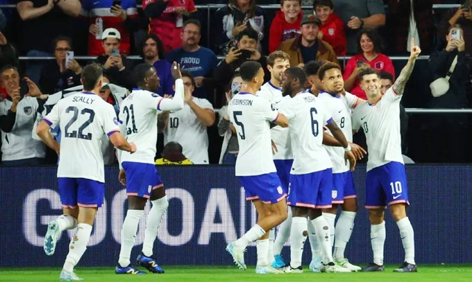 Tuyển Mỹ đánh bại Jamaica 4-2 và thắng chung cuộc 5-2 giành quyền vào bán kết CONCACAF Nations League.