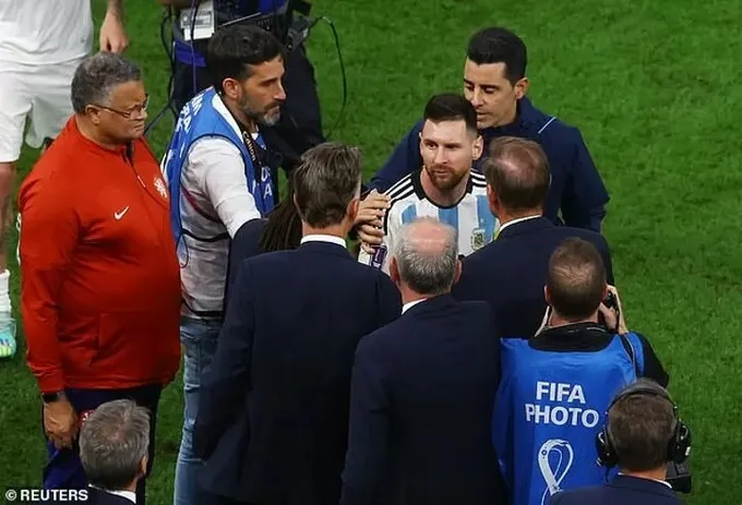 Controversy after the final whistle: 'He talked too much'