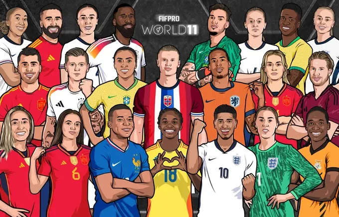 Sao Real Madrid, Jude Bellingham dẫn đầu cuộc bình chọn FIFPRO World 11