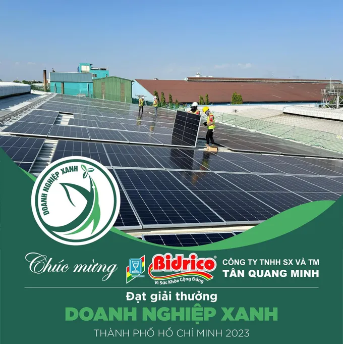 Hệ thống năng lượng mặt trời được lắp đặt trên mái nhà xưởng của Công ty Bidrico 717cfd6e9a313a6f6320.jpg