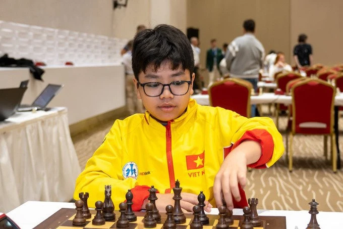 Đầu Khương Duy có tên trong thành phần dự giải vô địch cờ vua trẻ châu Á 2024. Ảnh: FIDE