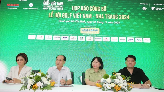 Lễ hội Golf Việt Nam – Nha Trang 2024 với chủ đề “Trăm năm Golf Việt” đã diễn ra họp báo thông tin. Ảnh: DŨNG PHƯƠNG 