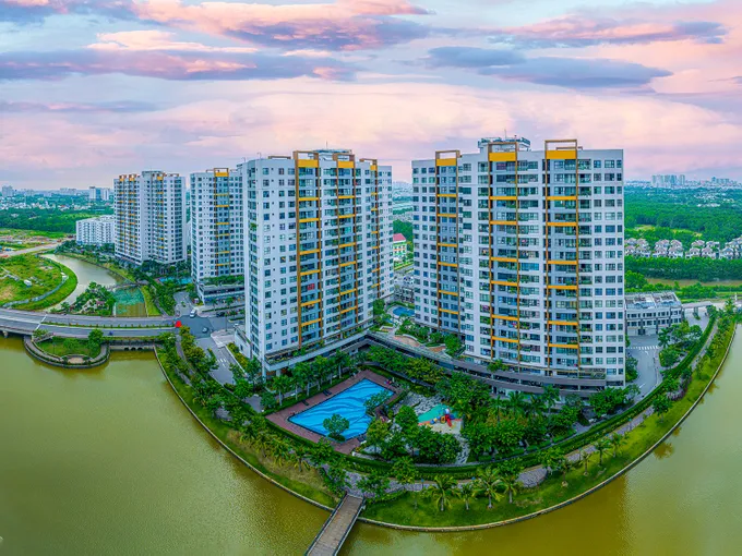 Hệ tiện ích tầm đô thị cùng mảng xanh mát mắt là lợi thế hút người mua của Mizuki Park