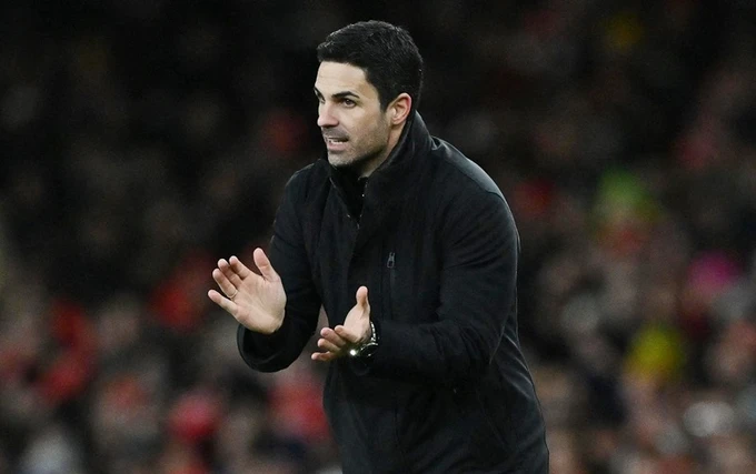 HLV Mikel Arteta tự tin trước trận lượt đi vòng 1/8 Champions League trên sân PSV Eindhoven.