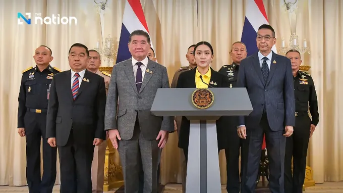 Thủ tướng Paetongtarn Shinawatra và nội các Thái Lan kêu gọi người dân ủng hộ chính phủ trong vấn đề này. Ảnh: The Nation YKY5BkSwxA6cJXhyJk2h.jpg